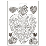 STAMPERIA - A5 MOULD You and Me Hearts K3PTA5622